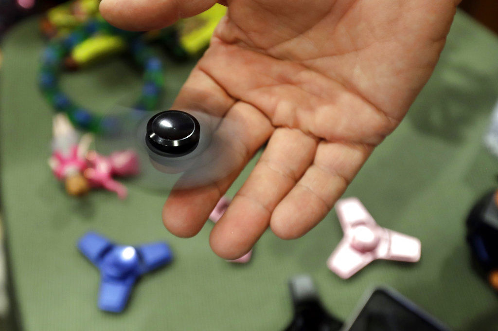 APTOPIX Fidget Spinner Craze
